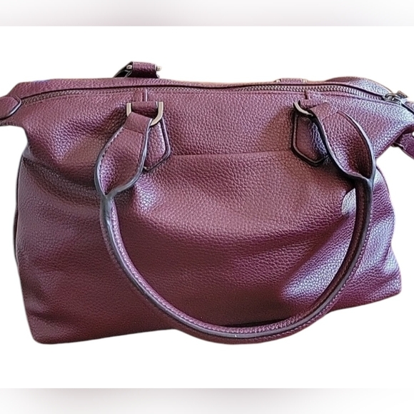 a new day Handbags - Aubergine a new day Vegan Leather Handbag